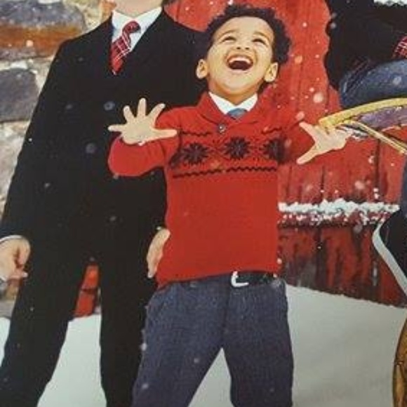 Gymboree Boys Size Large Red Sweater - Picture 2 of 2